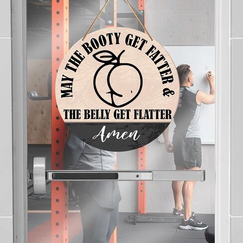 Muktoujaumai Funny Gym Signs Wall Decor, Home Gym Wall Decor Gym Hanging Signs Rustic Decorations for Office, Fitness, Workout Room, Everything Hurts and I'm Dying in Saudi Arabia