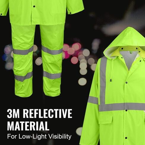 Global Glove FrogWear GLO-8000 Unisex High-Visibility Rain Suit in Saudi Arabia