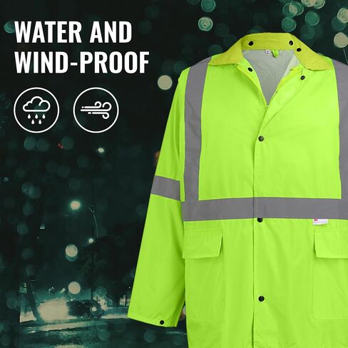 Global Glove FrogWear GLO-8000 Unisex High-Visibility Rain Suit in Saudi Arabia