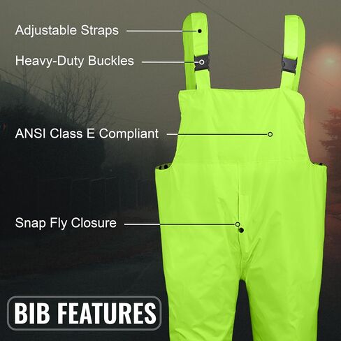 Global Glove FrogWear GLO-8000 Unisex High-Visibility Rain Suit in Saudi Arabia