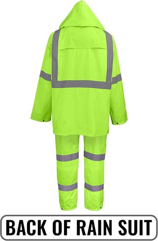 Global Glove FrogWear GLO-8000 Unisex High-Visibility Rain Suit in Saudi Arabia