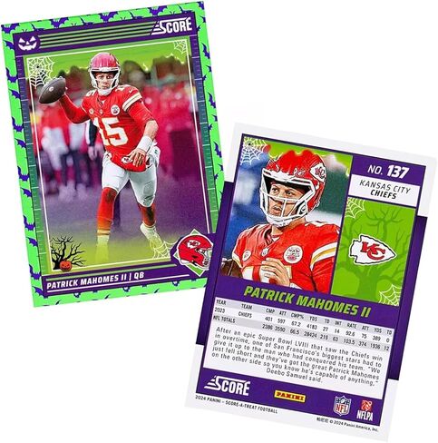 مجموعة بطاقات تداول كرة القدم من بانيني سكور 2024 لعيد الهالوين مكونة من 14 حزمة | تتضمن مقتنيات إصدار الهالوين الحصرية (42 - بطاقة) in Kuwait