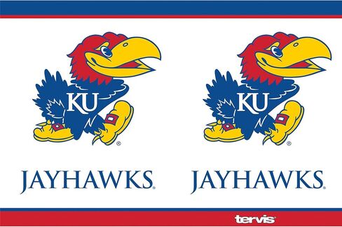كوب Tervis ذو الجدران الثلاثية لجامعة كانساس المملكة المتحدة Jayhawks معزول يحافظ على المشروبات باردة وساخنة، 30oz - الفولاذ المقاوم للصدأ، التقليد in Saudi Arabia