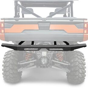 KEMIMOTO Rear Bumper Rear Brushguard Heavy Duty ONLY Compatible with Polaris Ranger 1000/ XP 1000/ Crew/Diesel Accessories 2018 2019 2020 2021 2022 2023 2024 Replace #2882529