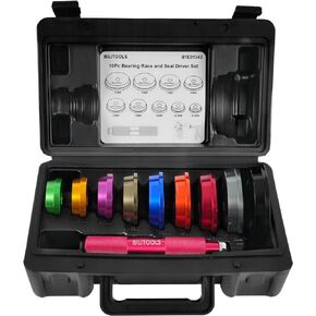 BILITOOLS Bearing Press Kit, 10 Piece Bearing Race and Seal Driver Set, Seal Driver Installer Set for Bearing Installation