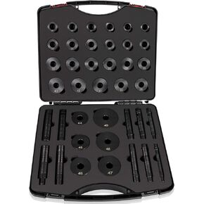 E-cowlboy T-0220-39 Master Bushing Driver Set for Chrysler GM Ford Transmissions Bushing Bearing Seal Installer Remover Tool Kit (39 PCS)