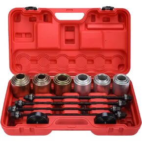 BTSHUB 26pc Universal Press and Pull Sleeve Kit, Bushing Installation and Removal Tool Set, Bushes Bearings Tool Kit Fit Cars LCV and HGV Engines