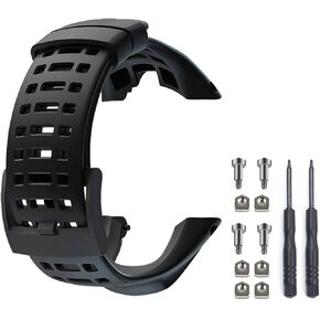 حزام ساعة Picowe، مجموعات استبدال أحزمة الساعات المطاطية الناعمة، ملحقات ساعة قابلة للتعديل بحجم متوافق مع Suunto Ambit 1/2/2S/2R/3Sport/3Run/3PEAK in Kuwait