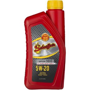 Schaeffer Manufacturing Co. 9004-012 Supreme 9000 Full Synthetic Gasoline Engine Oil 5W-20, 1-Quart Bottle (Pack of 12) in Kuwait