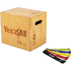 Yes4AllWooden Plyo Box قابل للتعديل in Kuwait