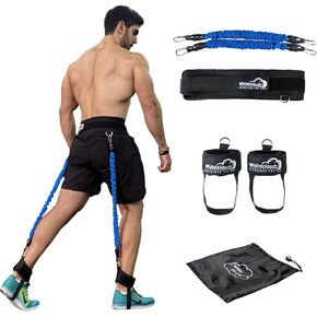 Vertical Jump Trainer – Professional Leg Strength Resistance Bands for Vertical Jump Training – Premium Jumping Trainer, Volleyball Trainer & Basketball Trainer