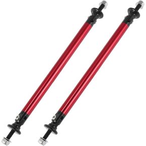 X AUTOHAUX 2pcs 150mm 5.91" Splitter Support Rods Adjustable Front Rear Bumper Lip Splitter Strut Rod Tie Support Bars Fit Most Vehicle Black