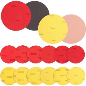 Loopeer 24 Pieces Bowling Sanding Pads Resurfacing Polishing Kit Bowling Ball Cleaner Kit Bowling Accessories Kit Bowling Ball Cleaning Kit Bowling Ball Sand Pads, Grit 500 1000 1500 2000 3000 5000