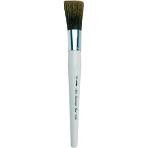 Silver Brush Limited 8036-MD Golden Natural Landscape Oval Paintbrush for Oil, Acrylic, Heavy Body Paints, Gesso & Grounds, Varnish & Top Coat, Size MD, Short Handle