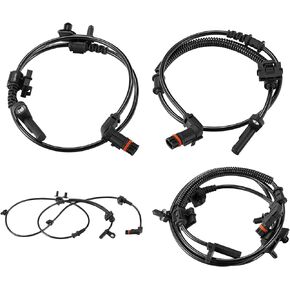 SPEEDWOW 4Pcs ABS Wheel Speed Sensor Front Rear Left Right Compatible with 2005-2010 Chrysler 300 2008-2010 Dodge Challenger 2006-2010 Dodge Charger 2005-2008 Dodge Magnum ALS1931 ALS1936