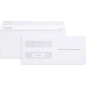 Blue Summit Supplies 50 1099 NEC Tax Form Envelopes for 2024, Fits Preprinted 3 Part 1099 NEC 2024 Forms, 3 13/16’’ x 8 3/8’’, Peel and Seal, 50 1099-NEC Envelopes