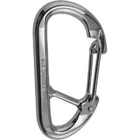 US STAINLESS Stainless Steel 316 Spring Hook Carabiner 5/16" (8mm) Marine Grade Safety Clip Forged