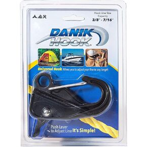 Danik Hook Composite Anchor Hook Easy to Use, Knotless Anchor System - Anchor Hook for Small Boats, Buoy’s, RV’s, Campers, Fishing, and All Outdoor Sports Never Tie a Knott Again, 100’s of Uses,