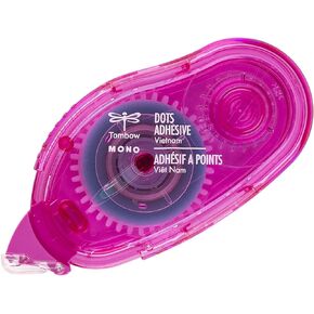 Tombow 62147 أداة وضع النقاط اللاصقة الأحادية. شريط تشغيل سهل الاستخدام لمجموعة متنوعة من الاستخدامات، متعدد الألوان