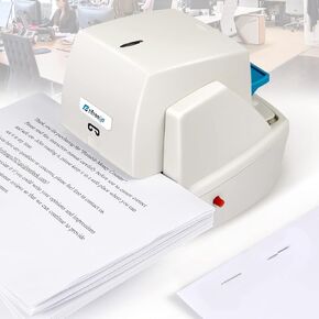 Heavy Duty Electric Stapler,70 Sheets Automatic Flat-Clinch Stapler, Quiet and Jam Free for Office/School, with 5500 Staples as Gift