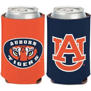 WinCraft NCAA Auburn University Tigers 1 Pack 12 oz. 2-Sided Can Cooler