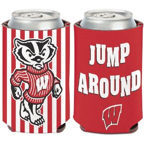Wisconsin Badgers Can Cooler Slogan Design
