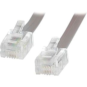 StarTech.com 25 ft RJ11 Telephone Modem Cable - Phone cable - RJ-11 (M) - RJ-11 (M) - 25ft (RJ25FT)