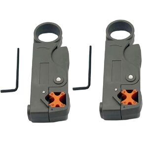 2pcs Cable Stripper Coaxial Wire Coax Stripping Tool RG6 RG11 RG58 RG59 Universal