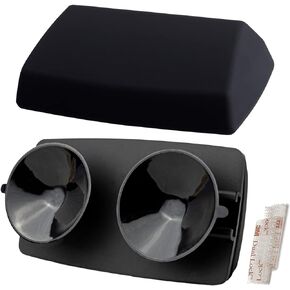 IoT Slash Silicone Skin + Plastic Holder with Suction Cups: All-Black Look Inside & Outside Your Car with The Ultimate EZ Pass Cover/Holder (Fits EZ Pass Mini/iPass)