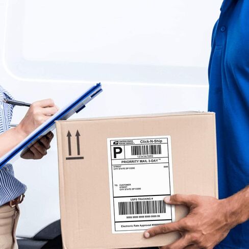 L LIKED 2 Rolls of 4" x 6" Direct Thermal Shipping Labels with 250 Labels/Roll in Saudi Arabia