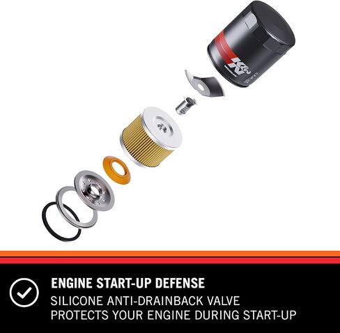 فلتر زيت ممتاز من K&N: مصمم لحماية المحرك الخاص بك: متوافق مع موديلات مختارة من مركبات CHEVROLET/GMC/OLDSMOBILE/PONTIAC (انظر وصف المنتج للحصول على قائمة كاملة من المركبات المتوافقة)، PS-1011 in Kuwait