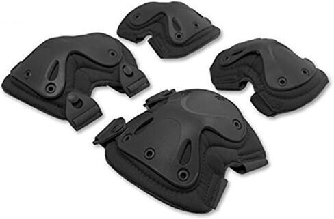 HWZ Adult Knee & Elbow Pads CS Military Equipment Tactical Fighter Protective Gear (Sand) in Saudi Arabia