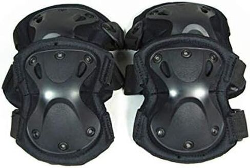 HWZ Adult Knee & Elbow Pads CS Military Equipment Tactical Fighter Protective Gear (Sand) in Saudi Arabia