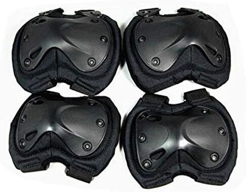 HWZ Adult Knee & Elbow Pads CS Military Equipment Tactical Fighter Protective Gear (Sand) in Saudi Arabia