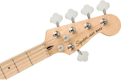 سلسلة Squier Affinity Series 5-String Jazz Bass، أبيض أولمبي، لوحة أصابع خشب القيقب in Kuwait