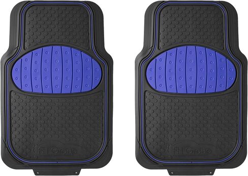 FH Group Car Floor Mats - Heavy-Duty Rubber Floor Mats for Cars, Universal Fit Full Set, Trimmable Automotive Floor Mats, ClimaProof Floor Mats For Most Sedan, SUV, Truck Floor Mats Beige in Saudi Arabia