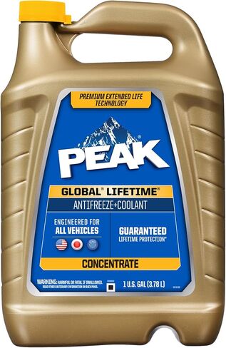 PEAK Global Lifetime 50/50 Prediluted Antifreeze and Coolant for All Vehicles, 1 Gal. in Saudi Arabia