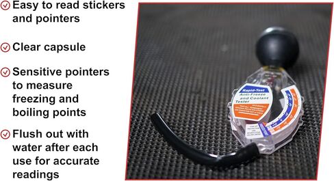 Ezweiji Coolant Tester, Automotive Antifreeze Tester, Anti Freeze Densitometer Coolant Tester Accessory in Kuwait