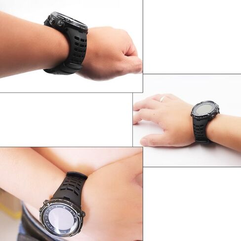 حزام ساعة Picowe، مجموعات استبدال أحزمة الساعات المطاطية الناعمة، ملحقات ساعة قابلة للتعديل بحجم متوافق مع Suunto Ambit 1/2/2S/2R/3Sport/3Run/3PEAK in Kuwait