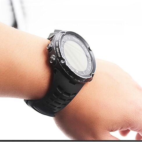 حزام ساعة Picowe، مجموعات استبدال أحزمة الساعات المطاطية الناعمة، ملحقات ساعة قابلة للتعديل بحجم متوافق مع Suunto Ambit 1/2/2S/2R/3Sport/3Run/3PEAK in Kuwait