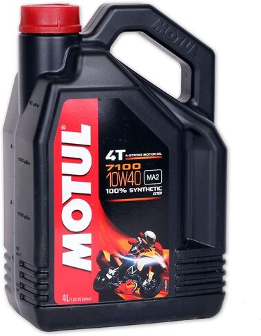 Motul 7100 4T 10W-40 Synthetic Oil 4 Liters (104092) in Saudi Arabia