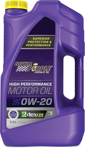 Royal Purple ROY51020 API-licensed SAE 0W-20 زيت محرك اصطناعي عالي الأداء - 5 كوارت. in Saudi Arabia