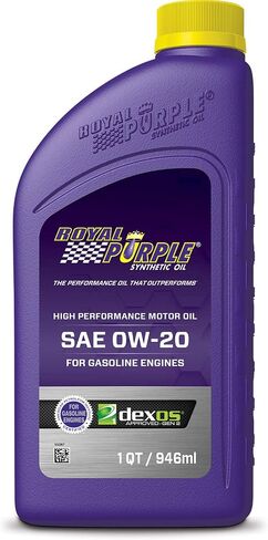 Royal Purple ROY51020 API-licensed SAE 0W-20 زيت محرك اصطناعي عالي الأداء - 5 كوارت. in Saudi Arabia
