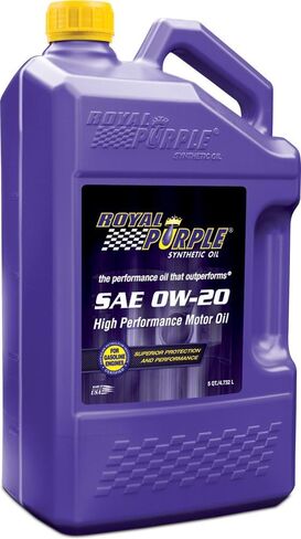 Royal Purple ROY51020 API-licensed SAE 0W-20 زيت محرك اصطناعي عالي الأداء - 5 كوارت. in Saudi Arabia