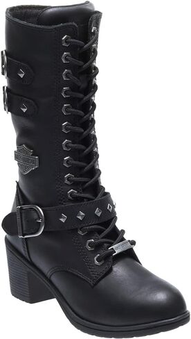 Harley-Davidson Women's Aldale 9.75-Inch Waterproof Motorcycle Boots D87162 in Saudi Arabia