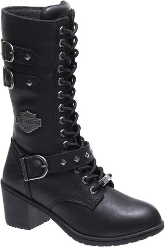 Harley-Davidson Women's Aldale 9.75-Inch Waterproof Motorcycle Boots D87162 in Saudi Arabia
