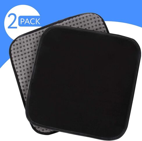 IMPRESA (2 Pack 10 x 8 Inches Bowling Ball Towel - Microfiber Bowling Shammy Pad with EZ Grip - Bowling Towel That Wipes Dirt & Oil Clean Off - Cleaning Pad Bowling Alley Accessories in Saudi Arabia