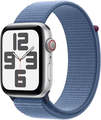 Apple Watch SE (2nd Gen) [GPS + Cellular 40mm] Smartwatch with Starlight Aluminum Case with Starlight Sport Band S/M. Fitness & Sleep Tracker, Crash Detection, Heart Rate Monitor in Saudi Arabia