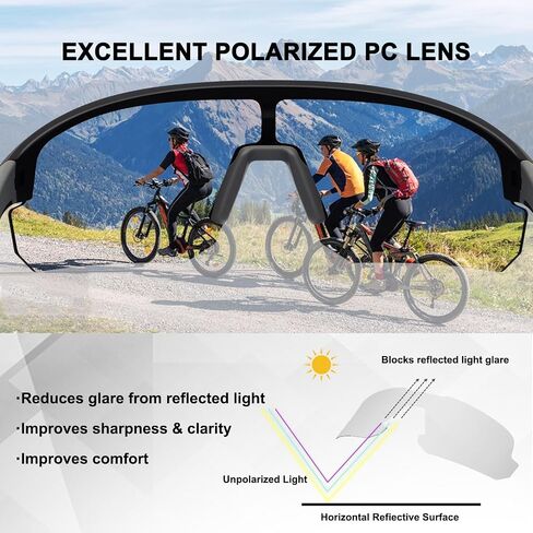 BangLong Polarized Baseball Sunglasses for Men Women,Youth Sun Glasses Lightweight Frame UV400 Sports Cycling Unisex Adult. in Saudi Arabia