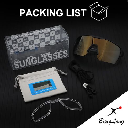 BangLong Polarized Baseball Sunglasses for Men Women,Youth Sun Glasses Lightweight Frame UV400 Sports Cycling Unisex Adult. in Saudi Arabia